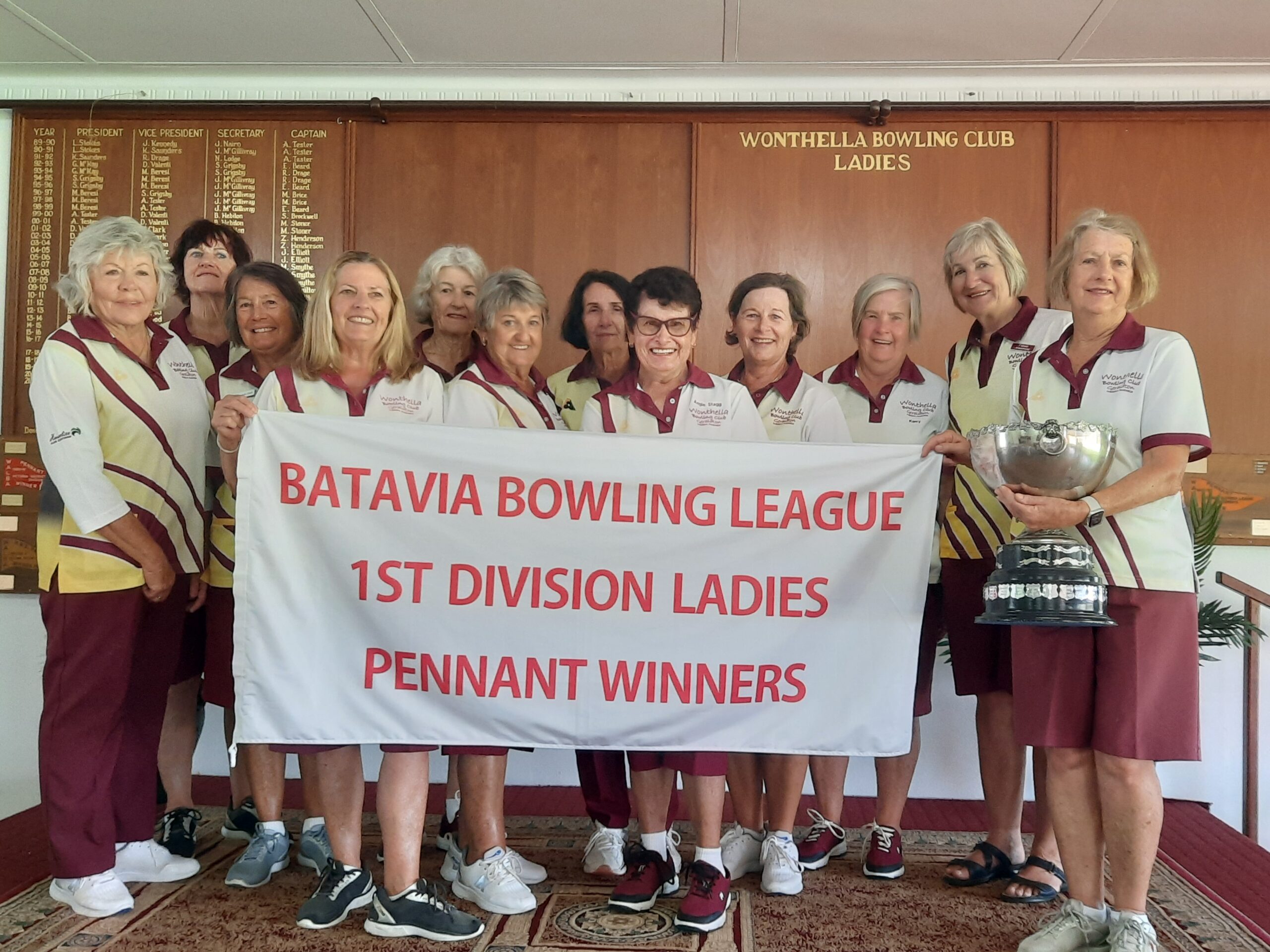 BBl Ladies Grand Final Pennant Results 2023 - Wonthella Bowling Club 